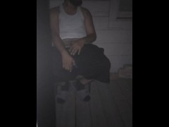 Jerkin off outside - Screenshot 15 of 16 - Public Masturbation