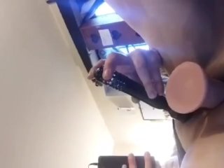 My Cuckold Girlfriend Mistress  Playing with Her_Favorite Toy_POUNDER