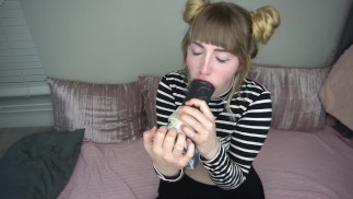 Gigantic Bad Dragon Horsecock Dildo Throat Fucking Distension