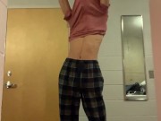Preview 1 of Cute Uncut boy skinny Teen Stripping and Messing Around XD