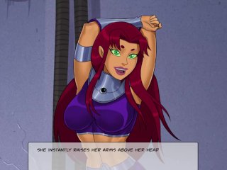 starfire, redhead, red head, butt