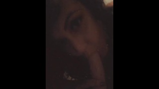 Sucking my dildo on Snapchat 