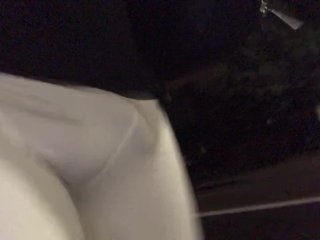 late evening - walking home after Gym in Compression Shorts