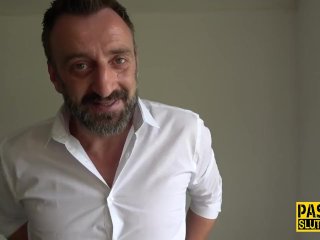 Real kinky milf gets ass fucked and swallows