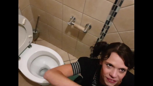 Cute Girl taking Daddy for a Piss