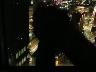 My Cock Was So Hard_Jerking Off In Hotel Skyrise, Loud_Sexy Guy Orgasm_Cum