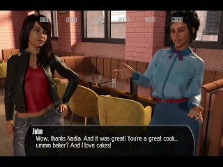 milf, old young, babe, visual novel game