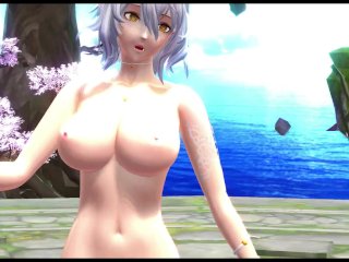 big boobs, mmd r18, big tits, mmd