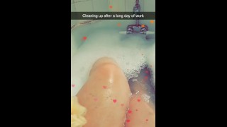 Hora do banho com Jessica English 