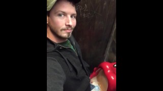 Asher Devin Pisses In The Public Restroom