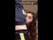 Preview 3 of Cheating Cuckold Snapchat Collection Anal Cunt Creampie GFSent She Pregnant