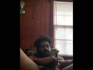 First time Anal play with solo wank