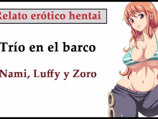 luffy, sakura, manga, spanish
