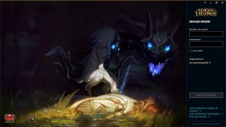 League of Legends - Kindred inlogscherm (alpha client)