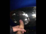 Preview 6 of PISSING / SLAPPING and FUCKING another CAR DOOR Handle ** it Felt GREAT **