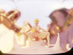 Ahegao BOWSETTE Rides YOU and gets deep dicked