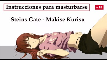 JOI hentai en español con Kurisu de Steins Gate, un experimento especial.