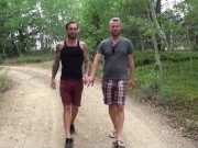Preview 1 of Biggus Dickus - Hung Stud Ethan Ever Takes Naked Hike - Colorado Mountains