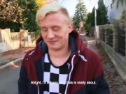Preview 4 of CZECH HUNTER 487 -  Hot Blonde Twink Takes On A Dick With Pleasure