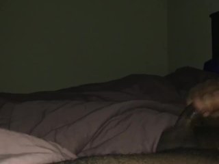 DL Guy Jerking Off to Gay Porn Beside GF