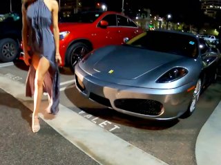 Screen Capture of Video Titled: Sexy Babe in dress and heels lets me take her home after party