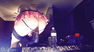 Fucking Giant Horse Dildo