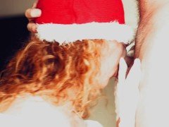 Mama Noel se come el baston de caramelo