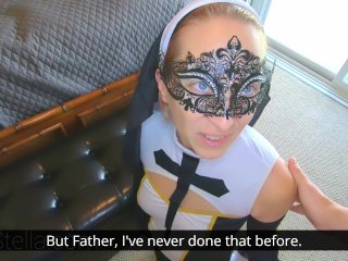 ANAL NUN STELLA SUCKS FUCKS TAKES PAINAL FROM PRIEST NO QUID PRO QUO Teaser