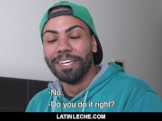 Preview 3 of Straight Latino Filmmaker Gets His Asshole Rammed On Camera