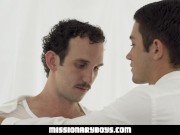 Preview 3 of 🔥MissionaryBoys - Handsome Missionary Boy Fucked By His Favorite Priest