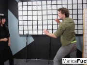 Preview 2 of Master Marica Hase teaches ninja Student Robby the way