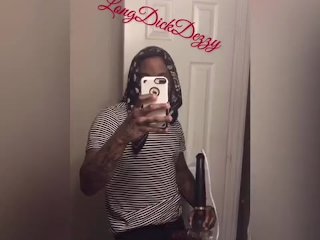 YOUTUBER: YOUNGKAI STROKING HIS BIG DICK WITH HIS WAND