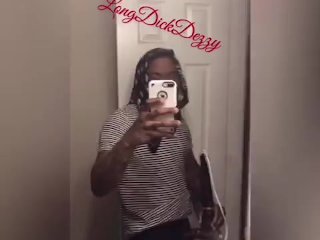 YOUTUBER: YOUNGKAI STROKING HIS BIG DICK WITH HIS WAND 