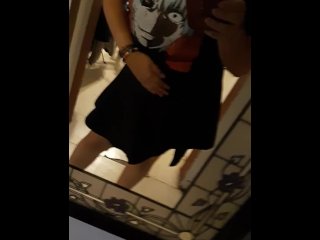 Little pup modeling new skirt!