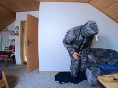 Onepiece Bondage with Winter is coming onesie