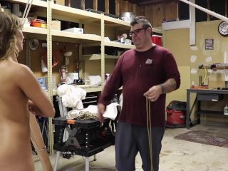 Christy Love Naked RopeBondage Arm Binder Diamond Tie_Shibari