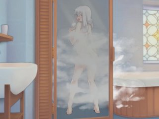 romantic, bathroom, shower scene