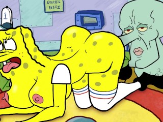 Spongebob And Squidward Porn - Handsome Squidward Destroys Spongebob's Holes | XXX Mobile Porn -  Clips18.Net