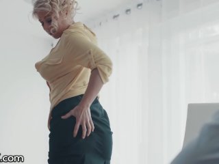 DarkX Big Tit Blonde Is Convinced To Fuck Her BBC Coworker screenshot number 2