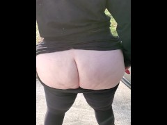 GIGGLING Insane Juicy White Ass in Slow Motion