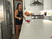 Preview 6 of 40 Year Old MILF Housewife Elexis Monroe Hairy Pussy in the Kitchen