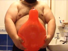 belly balloon poppin