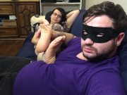 Preview 3 of Stinky Ankle Socks Removal, Foot Worship and Foot Sniffing.. Shy 25yo Kiora