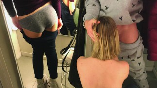 Thumbnail Extreme Risky BlowJob IN a MOLL | Sex Charge Room Sex