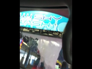 Jennifer White chokes on dick and gets creampied at public car wash trailer screenshot number 2