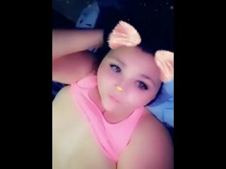 Chubby MILF Fucked by Hubby with Snapchat Filter