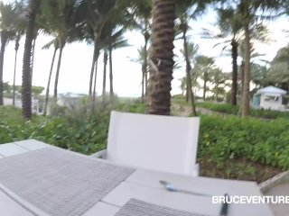 BRUCE VENTURE - SOPHIA LEONE - Latina Waitress Fucking Huge Cock and Sucking for Money. screenshot number 0