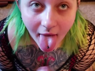 tattooed women, cumshot, amateur, cum shot mouth