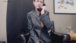 紧张秘书跨种族诱惑角色扮演朱莉·斯诺新 2019