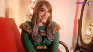 Naughty Little Christmas Elf caught you napping by the tree! thumbnail